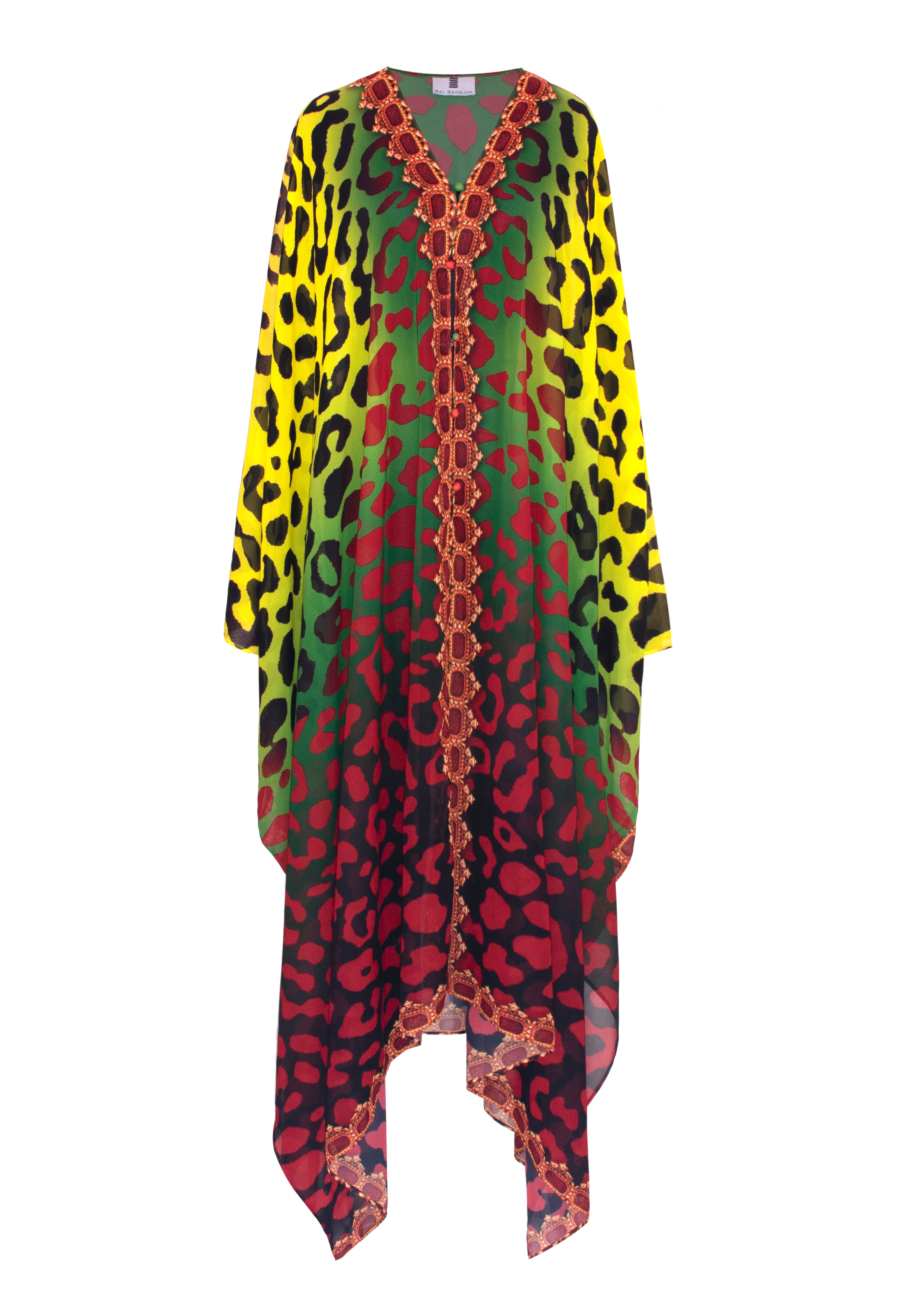 Nawara Goddess Kaftan worn — Sai Sankoh